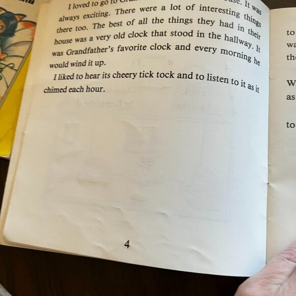 Vintage Kid Stuff Records and Book A Beginning Reader  My Grandfather's clock - Picture 4 of 11